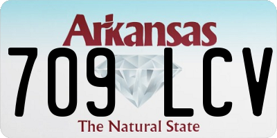 AR license plate 709LCV