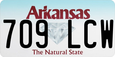 AR license plate 709LCW