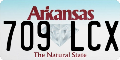 AR license plate 709LCX