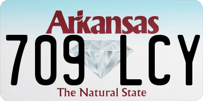 AR license plate 709LCY