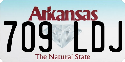 AR license plate 709LDJ