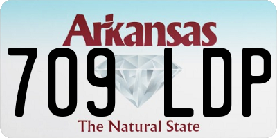 AR license plate 709LDP