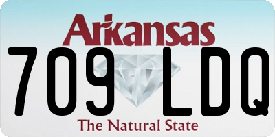 AR license plate 709LDQ