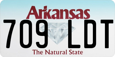 AR license plate 709LDT