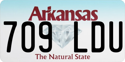 AR license plate 709LDU