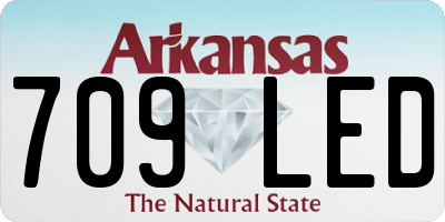 AR license plate 709LED