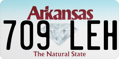 AR license plate 709LEH