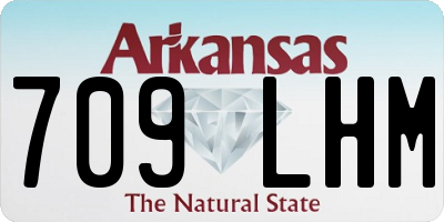 AR license plate 709LHM