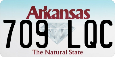 AR license plate 709LQC