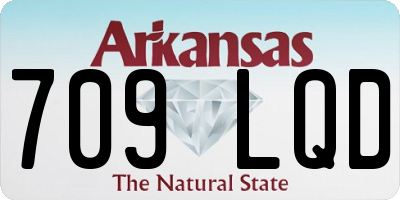 AR license plate 709LQD