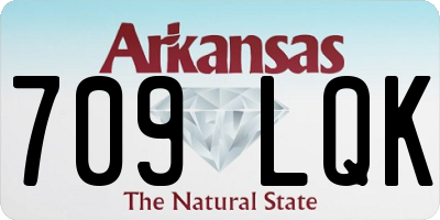 AR license plate 709LQK