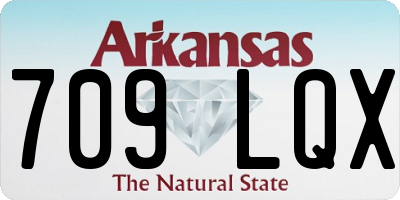 AR license plate 709LQX