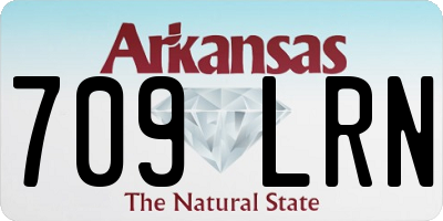 AR license plate 709LRN