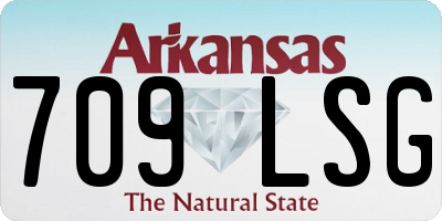 AR license plate 709LSG