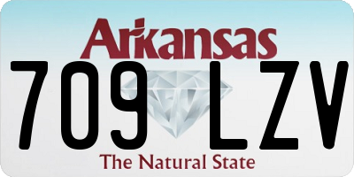 AR license plate 709LZV
