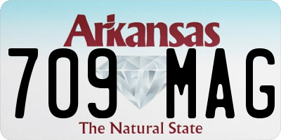 AR license plate 709MAG