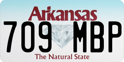 AR license plate 709MBP