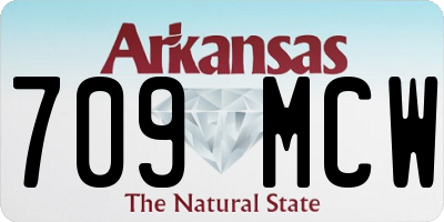 AR license plate 709MCW