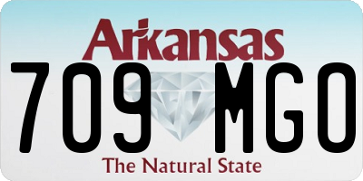 AR license plate 709MGO