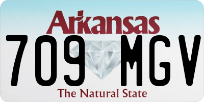 AR license plate 709MGV