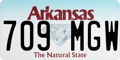 AR license plate 709MGW