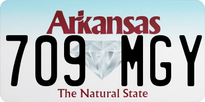 AR license plate 709MGY