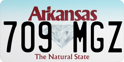AR license plate 709MGZ