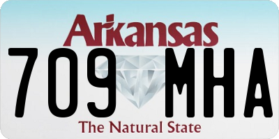 AR license plate 709MHA