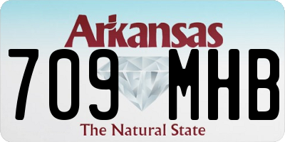 AR license plate 709MHB