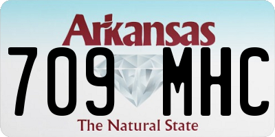 AR license plate 709MHC