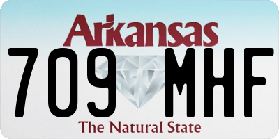 AR license plate 709MHF