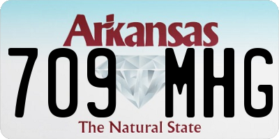 AR license plate 709MHG