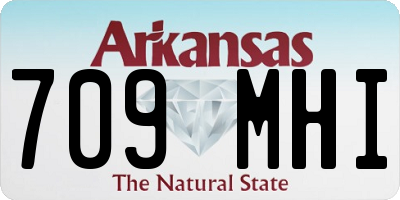 AR license plate 709MHI