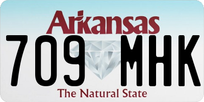 AR license plate 709MHK