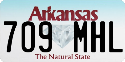 AR license plate 709MHL