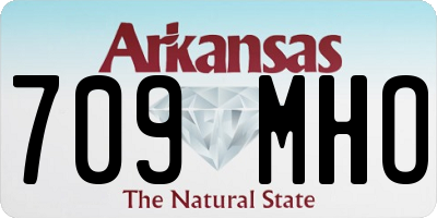 AR license plate 709MHO
