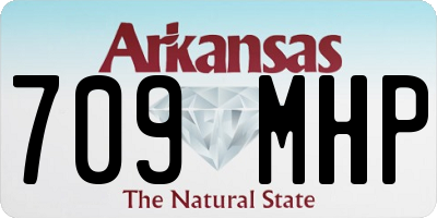 AR license plate 709MHP