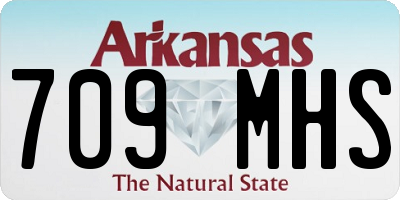AR license plate 709MHS