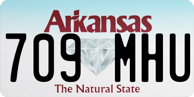 AR license plate 709MHU