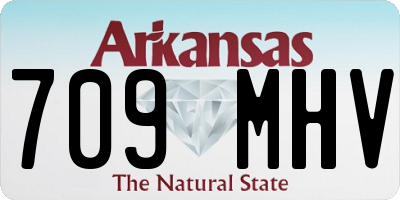 AR license plate 709MHV