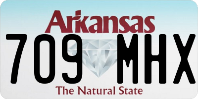 AR license plate 709MHX