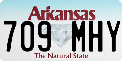 AR license plate 709MHY