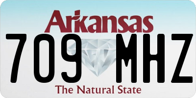 AR license plate 709MHZ
