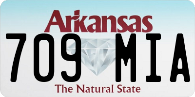 AR license plate 709MIA