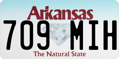 AR license plate 709MIH