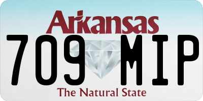 AR license plate 709MIP