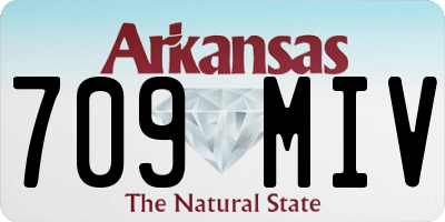 AR license plate 709MIV
