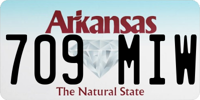 AR license plate 709MIW