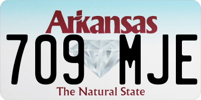 AR license plate 709MJE