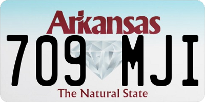 AR license plate 709MJI